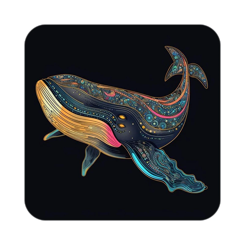 زیر لیوانی کاکتی طرح حیوانات رنگی مدل mp26696