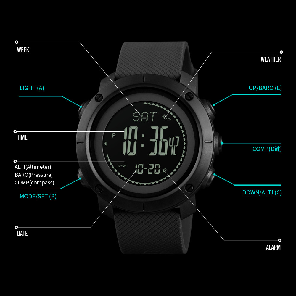 ساعت مچی دیجیتال اسکمی مدل 1427M