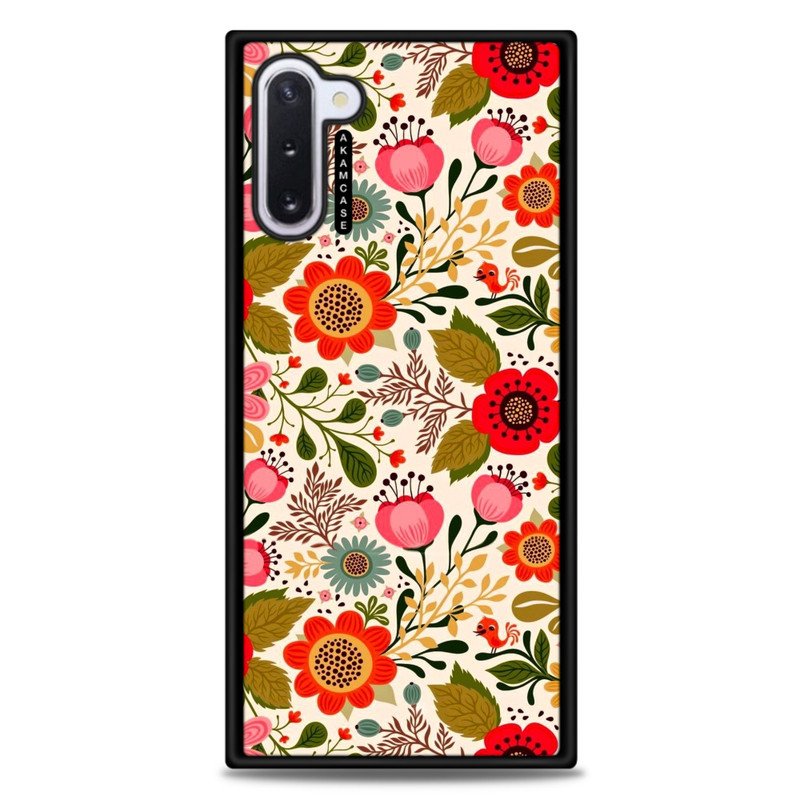 کاور آکام مدل AMC-WSGN10-FLOWERS4 مناسب برای گوشی موبایل سامسونگ Galaxy Note 10