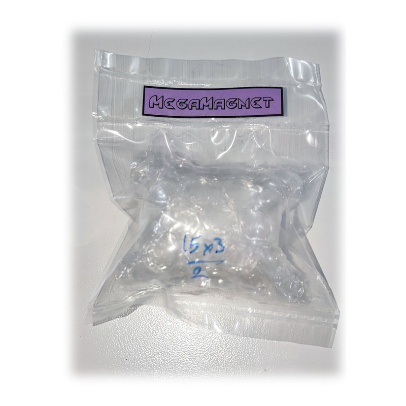 آهن ربا مدل سوپر مگنت Mega.2h_2 بسته 50 عددی