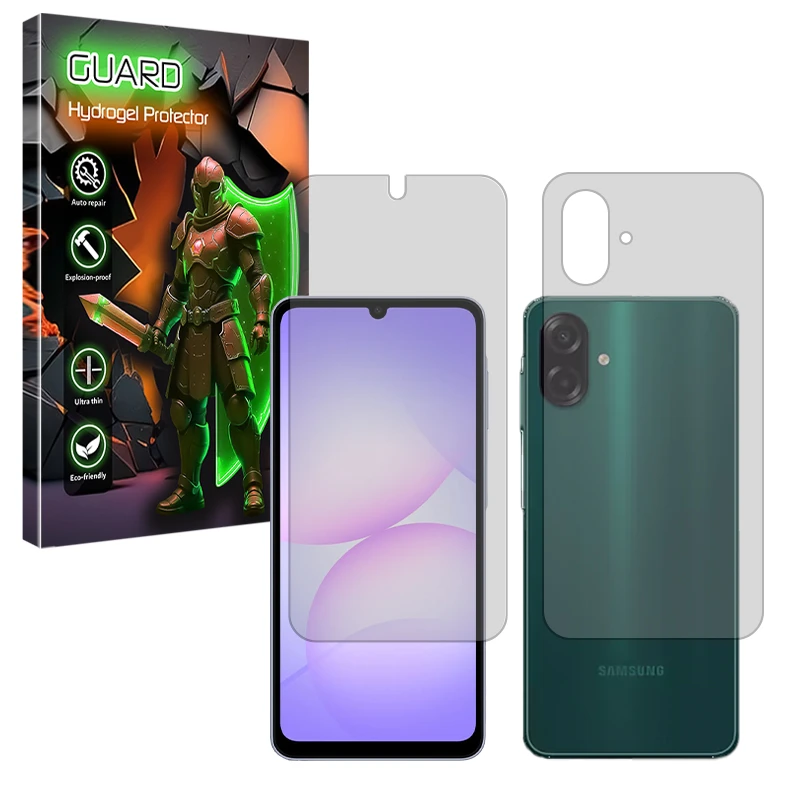 محافظ صفحه نمایش مات گارد مدل Tough مناسب برای گوشی موبایل سامسونگ Galaxy A07 4G به همراه محافظ پشت گوشی