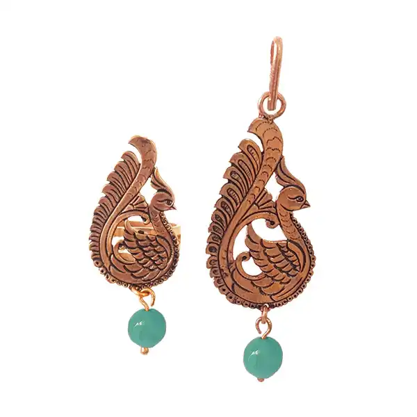 نیم ست زنانه مدل طاووس کد JW379