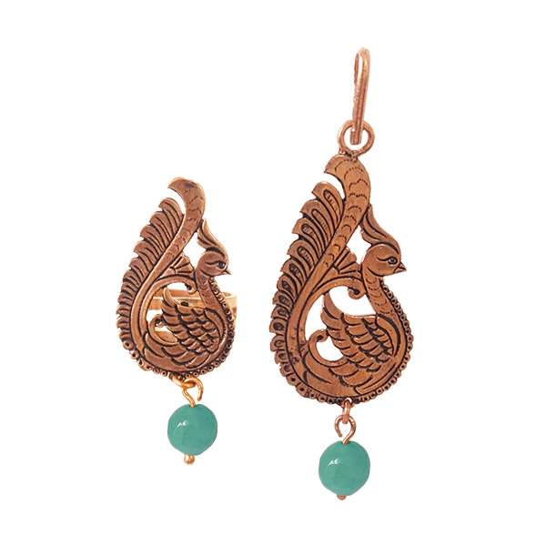 نیم ست زنانه مدل طاووس کد JW379