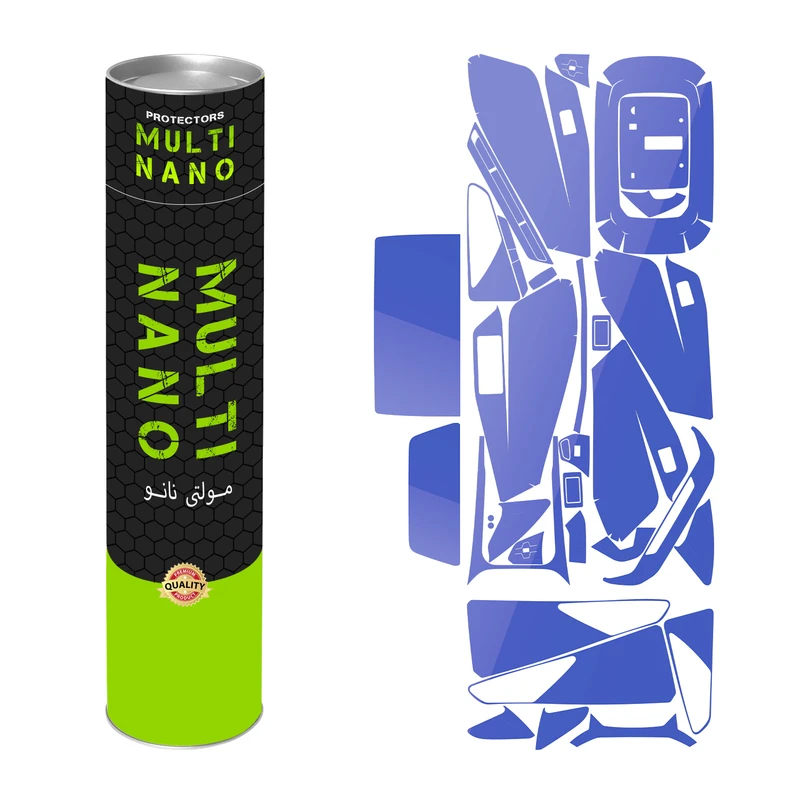 برچسب محافظ مانیتور و کنسول خودرو مولتی نانو مدل X-F1T مناسب برای فولکس واگن ID4 Crozz 2024 مجموعه 33 عددی