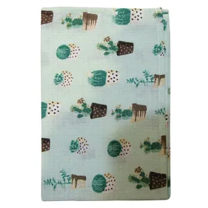 دستمال آشپزخانه هوم اند لایف مدل گابریل طرح گلدان کاکتوس