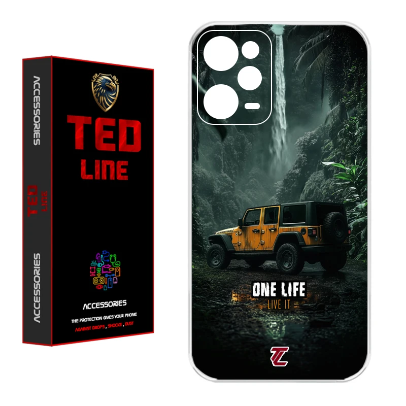 کاور تد لاین طرح ماشین آفرود کد 1119 مناسب برای گوشی موبایل شیائومی Redmi Note 12 Pro 5G / Poco X5 Pro