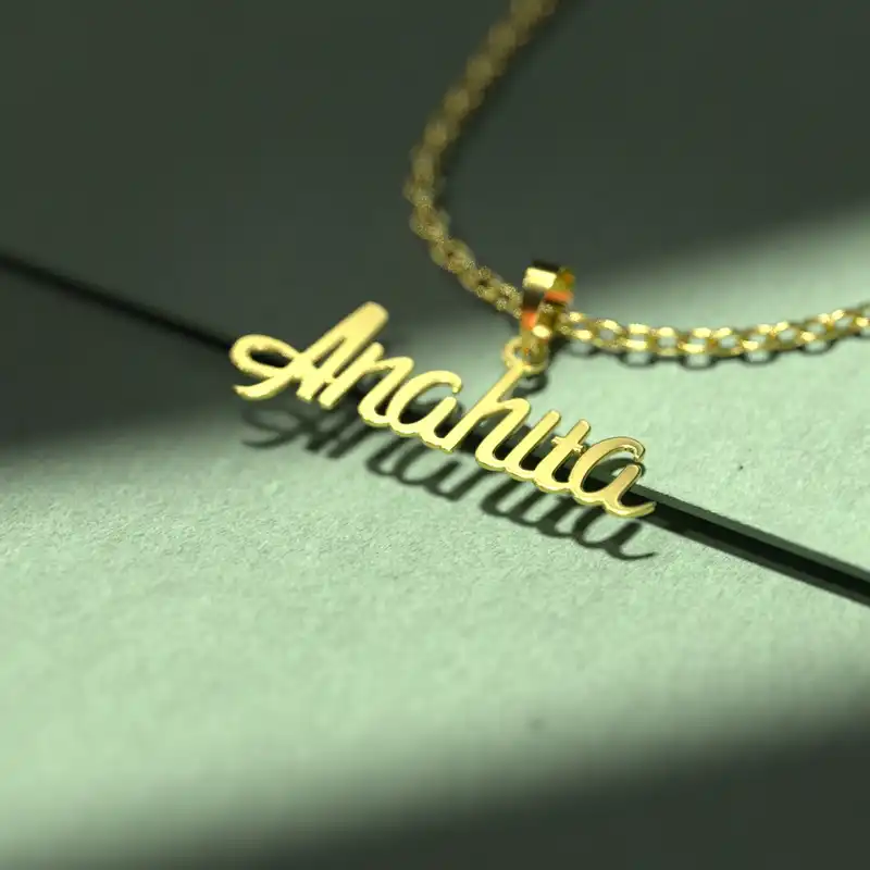 گردنبند طلا 18 عیار زنانه مدوپد مدل anahita