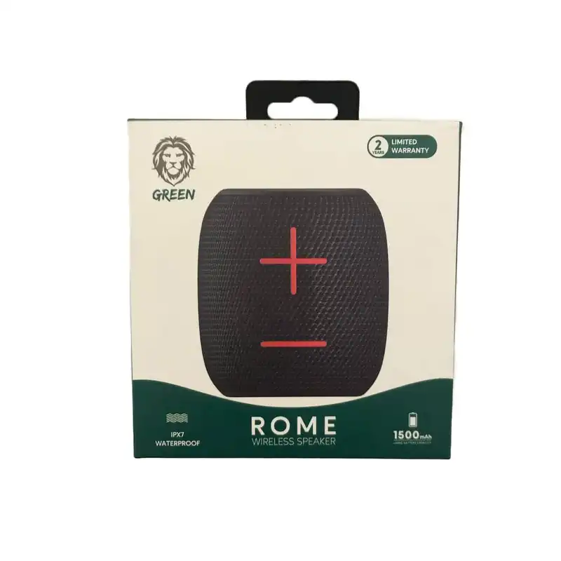 اسپیکر بلوتوثی قابل حمل گرین مدل Rome