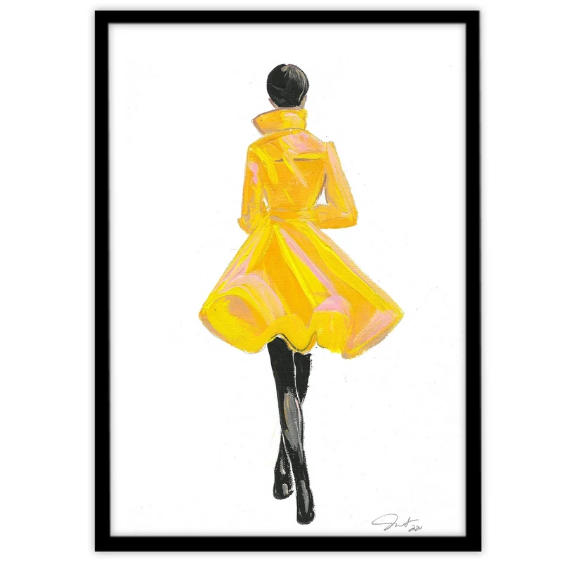 تابلو بکلیت طرح فشن مد و لباس زنانه مدل B-15090