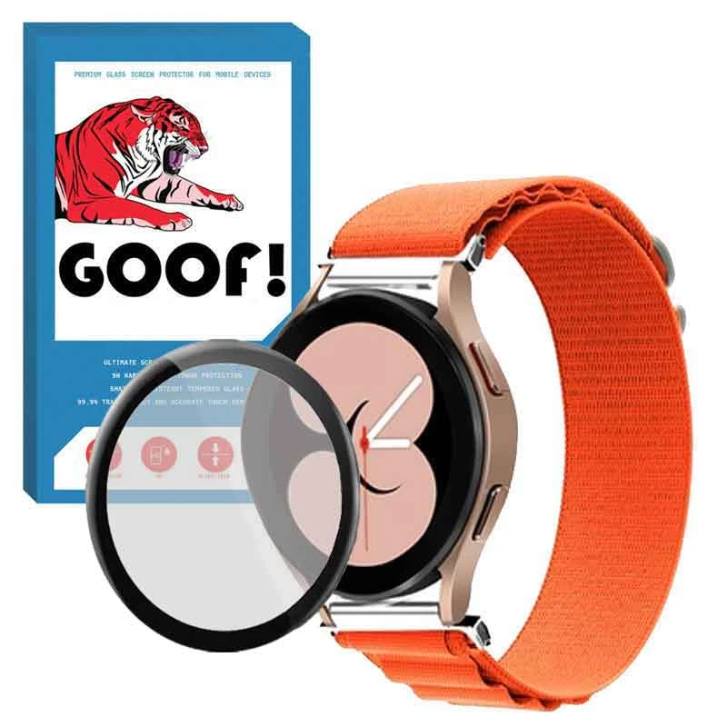 بند گوف مدل LOOP ALPINE مناسب برای ساعت هوشمند سامسونگ Galaxy Watch 5 40 mm به همراه محافظ صفحه نمایش