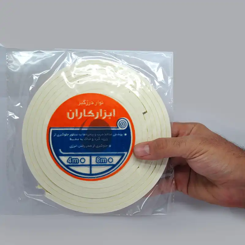 نوار درزگیر ابزار کاران مدل FOM1 طول 4 متر بسته 9 عددی