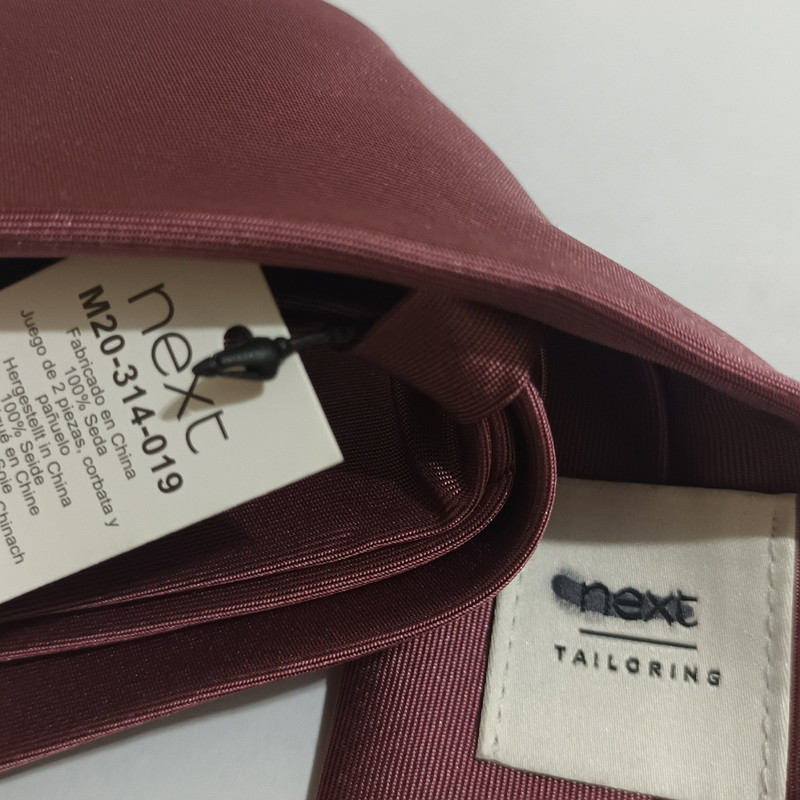 ست کراوات و دستمال جیب نکست مدل SMC127