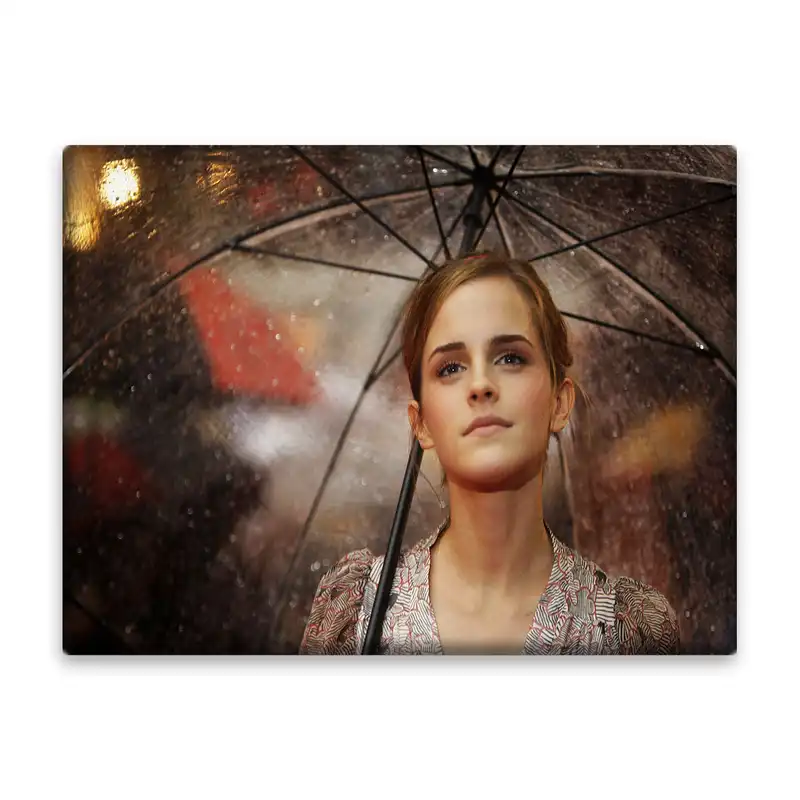 کاشی اطلس آبی طرح اما شارلوت واتسون مدل L6405