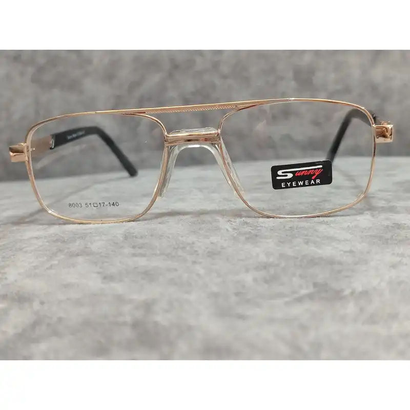 فریم عینک طبی مدل خلبانی بدنه فلزی تیار کد 0379