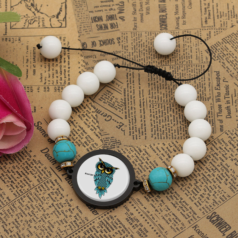 دستبند زنانه ناکسیگو طرح جغد کد BR4350