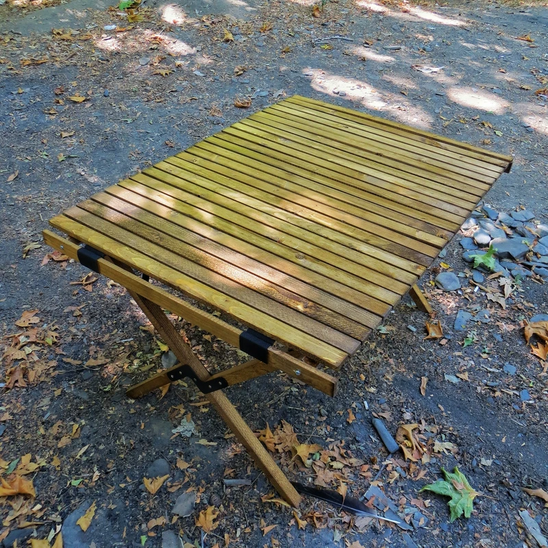 عکس شماره 5 : میز سفری تاشو مدل طبیعت چوبی سایز صفحه 90 × 65 سانتی متر