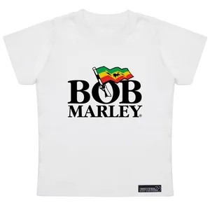 تی شرت آستین کوتاه دخترانه 27 مدل Bob Marley کد MH932