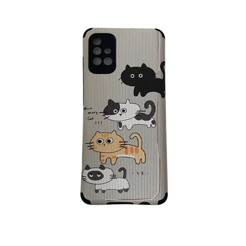 کاور مدل کبریتی طرح 4 گربه کد Cat937 مناسب برای گوشی موبایل  سامسونگ  Galaxy A31