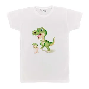 تی شرت بچگانه پرمانه طرح دایناسور خوب کد pmt.5052