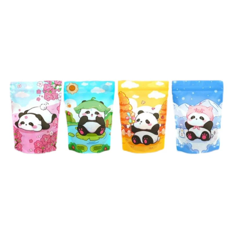 پاکت زیپ دار مدل Happy Panda بسته 4 عددی