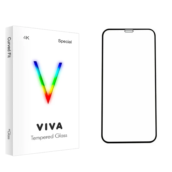 محافظ صفحه نمایش 5D ویوا مدل 4K مناسب برای گوشی موبایل اپل iPhone xs max