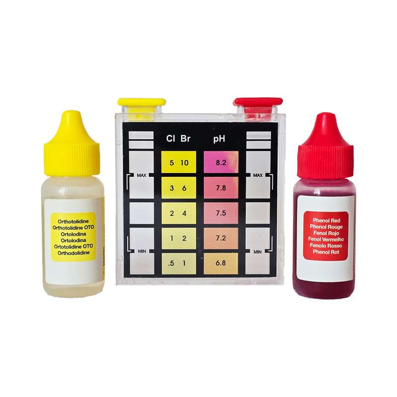 کیت تست سنجش کلر و PH آب استخر مدل  CL and PH