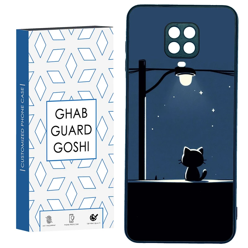 کاور قاب گارد گوشی طرح گربه کد TPU-189 مناسب برای گوشی موبایل شیائومی Redmi Note 9 pro / Note 9s