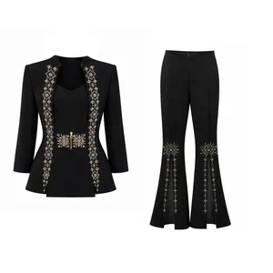 ست کت و شلوار رسمی زنانه مدل یامور