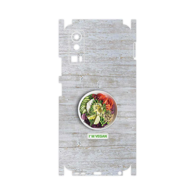برچسب پوششی ماهوت مدل Im_vegan-FullSkin مناسب برای گوشی موبایل جی پلاس X20