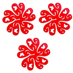 استند بادکنک ایرسا طرح گل مدل پروانه ای بسته 3 عددی