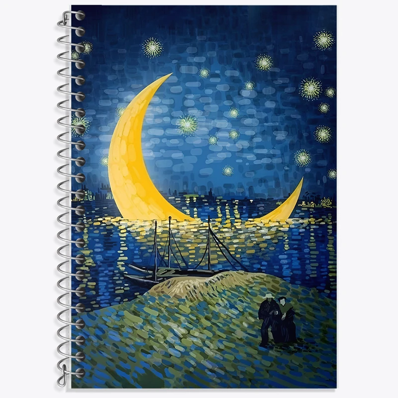 دفتر لغت 50 برگ خندالو طرح بر فراز رن کد F5095