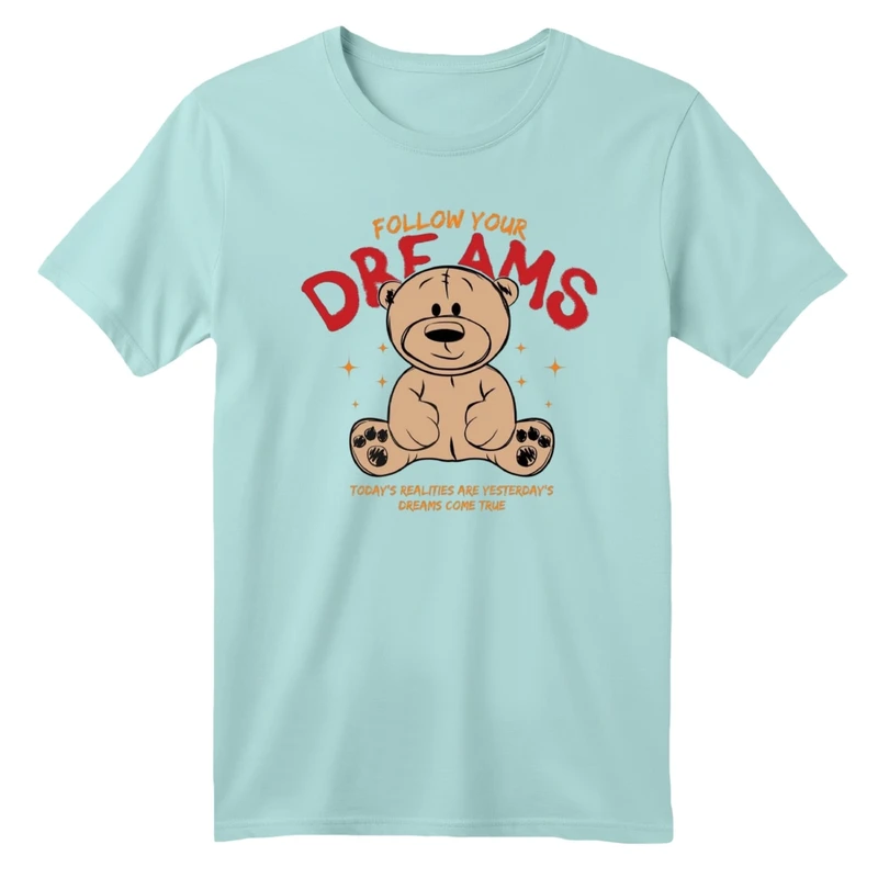 تی شرت آستین کوتاه بچگانه مدل خرس تدی