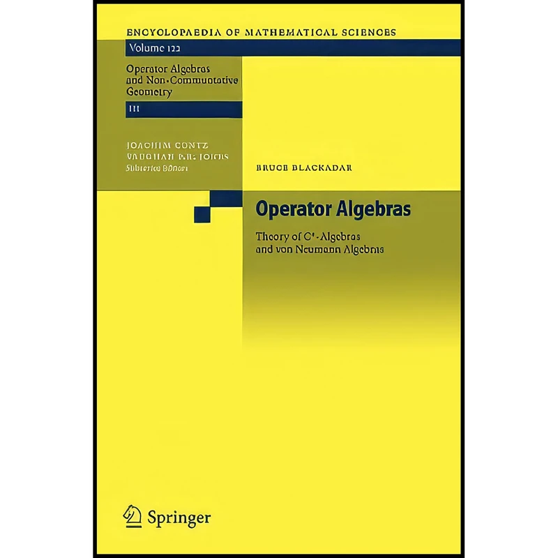 کتاب Operator Algebras اثر Bruce Blackadar انتشارات Springer