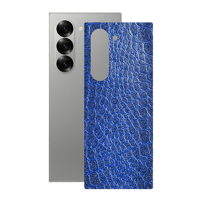 برچسب پوششی ریمکس مدل Leth طرح پوست ماری مناسب برای گوشی موبایل سامسونگ Galaxy Z Fold6