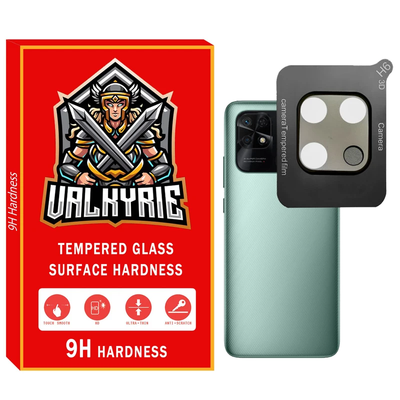 محافظ لنز دوربین والکری مدل LNZ3D-V مناسب برای گوشی موبایل شیائومی Redmi 10C