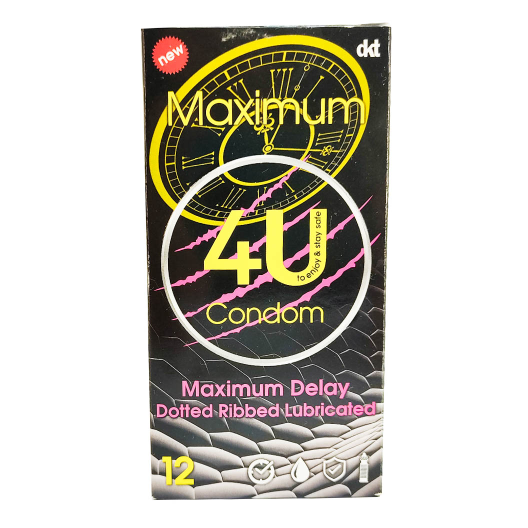 کاندوم فور یو مدل Maximum بسته 12 عددی