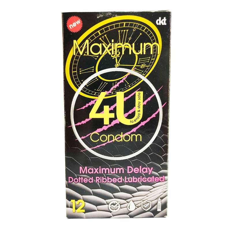 کاندوم فور یو مدل Maximum بسته 12 عددی کاندوم فور یو مدل Maximum بسته 12 عددی
