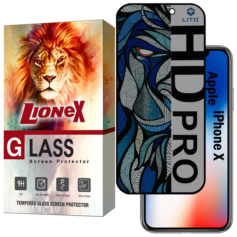 محافظ صفحه نمایش لایونکس مدل LITOPRVL مناسب برای گوشی موبایل اپل iPhone X