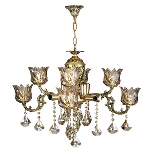  لوستر 16 شعله چشمه نور کد C3371/4+12-B
