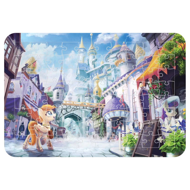 پازل 54 تکه مدل CHB1415 طرح انیمیشن پونی کوچولو یونیکورن