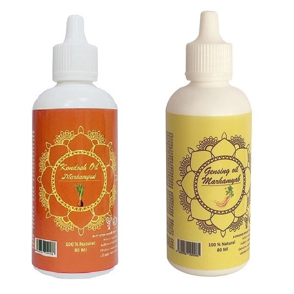 روغن تقویت کننده مو، مژه و ابرو مرهم یاب مدل جینسینگ و کندش حجم 80 میلی لیتر مجموعه 2 عددی روغن تقویت کننده مو، مژه و ابرو مرهم یاب مدل جینسینگ و کندش حجم 80 میلی لیتر مجموعه 2 عددی