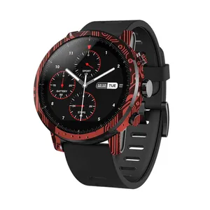  برچسب ماهوت طرح Red-Printed-Circuit-Board مناسب برای ساعت هوشمند شیائومی Amazfit Stratos