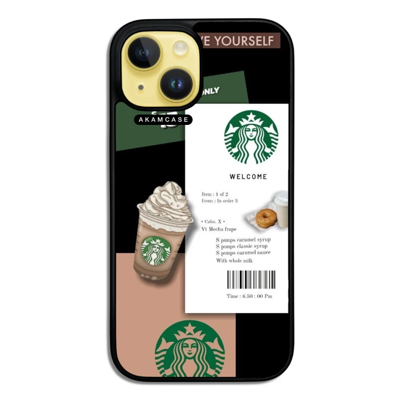 کاور آکام مدل AMCWA15-STARBUCKS10 مناسب برای گوشی موبایل اپل iPhone 15