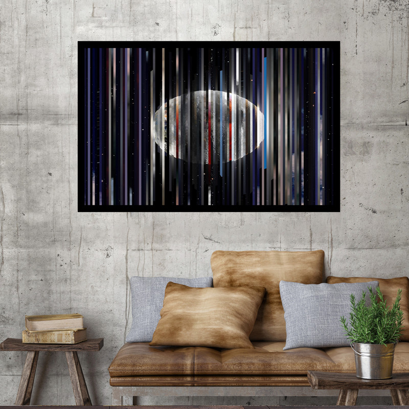 تابلو نوری بکلیت طرح فضا / ماه مدل B-MO1726