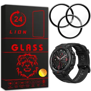   محافظ صفحه نمایش لاین مدل RT007 مناسب برای ساعت هوشمند شیائومی Smart Watch Amazfit T Rex Pro بسته سه عددی