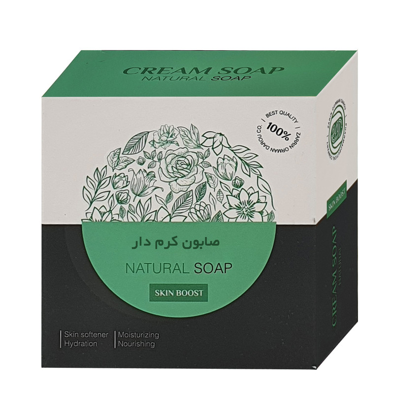 صابون شستشو اسکین بوست مدل کرم دار وزن 100 گرم