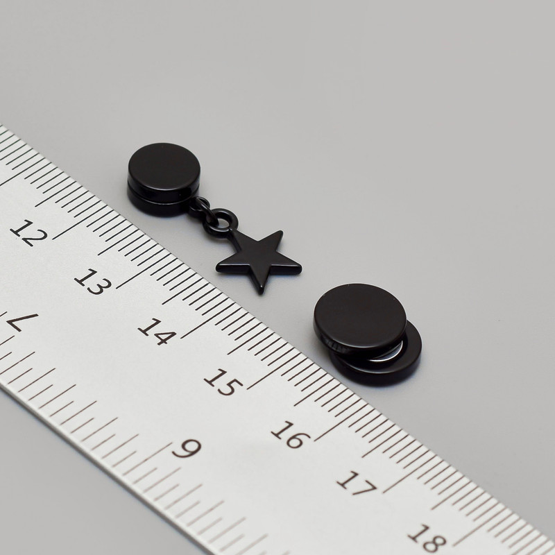 گوشواره زنانه پایتخت مدل PS806_GO مگنتی