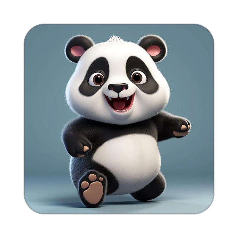 زیر لیوانی کاکتی طرح حیوانات کارتونی مدل mp27213