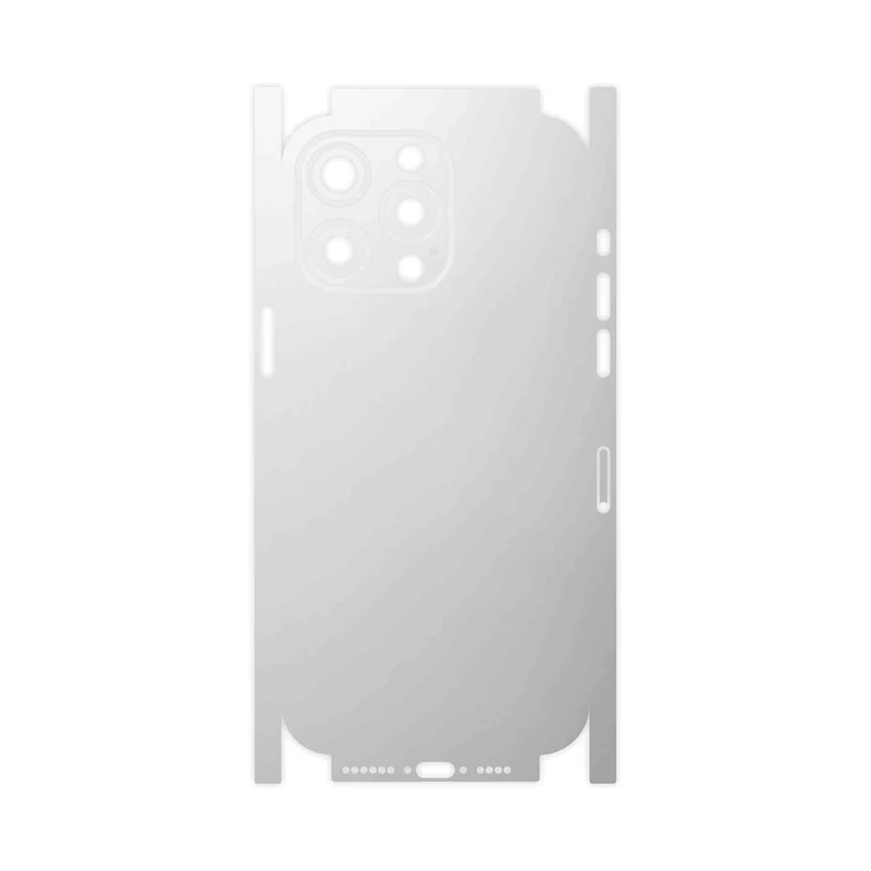 برچسب پوششی ماهوت مدل Matte-White-FullSkin مناسب برای گوشی موبایل اپل iPhone 15 Pro Max