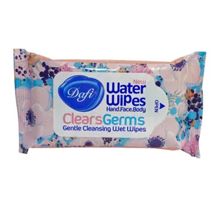 دستمال مرطوب دافی مدل water wipes مجموعه 12 عددی